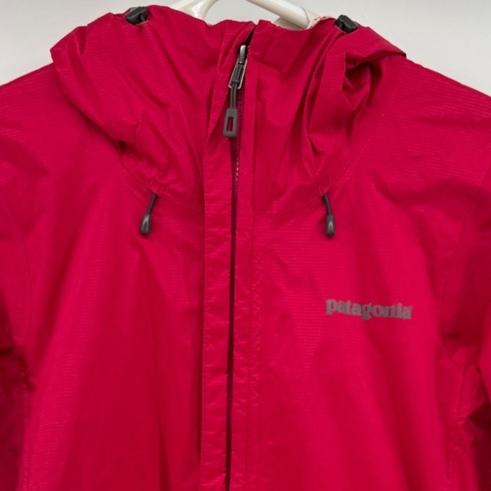 Patagonia Womens XS H2No Torrentshell Rain Jacket Red Waterproof Hooded Shell